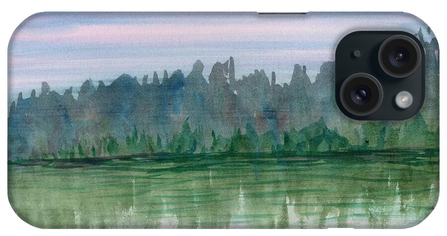 Pond iPhone Case featuring the painting Returning Home by Tammy Nara