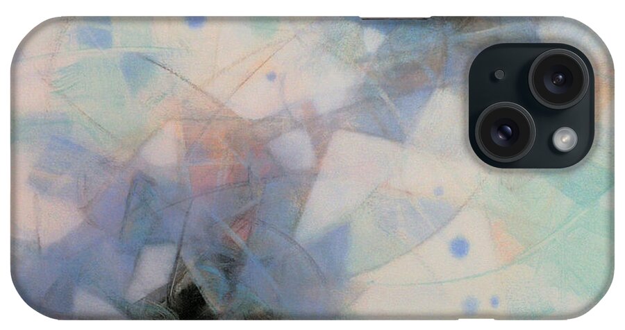 Rhythmic iPhone Case featuring the painting Rhythm Movement by Zusheng Yu