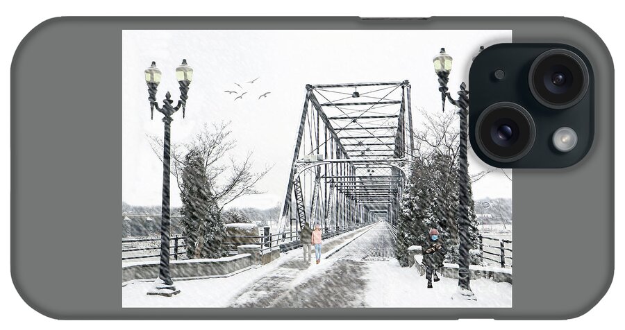 Winter iPhone Case featuring the photograph Bernie Weathering The Storm by Geoff Crego