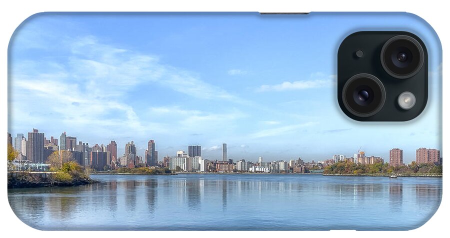 East River iPhone Case featuring the photograph River Reflections by Cate Franklyn