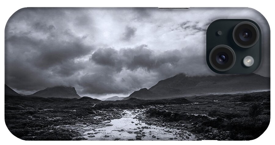 Scotland iPhone Case featuring the photograph River Sligachan by Jerry LoFaro
