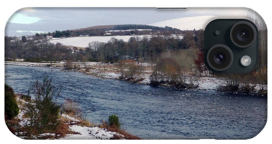 River Spey iPhone Case featuring the photograph River Spey in February at Ballindalloch by Phil Banks