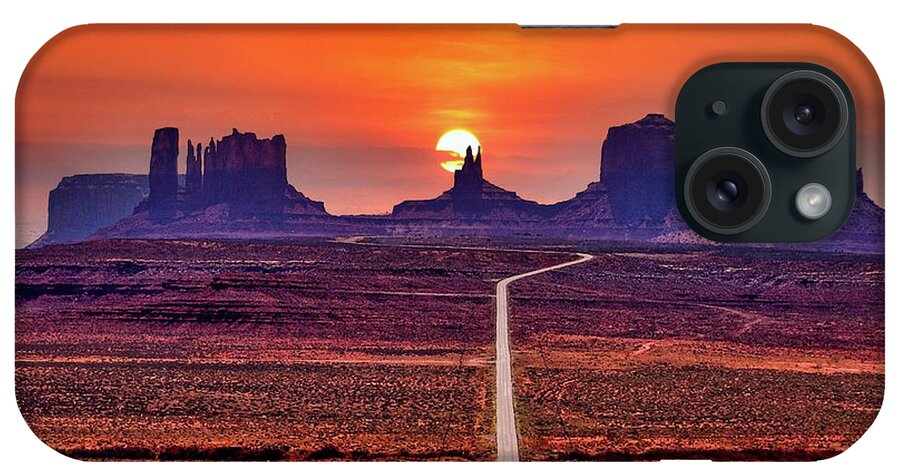 National iPhone Case featuring the photograph Road To Monument Pass by Russ Harris