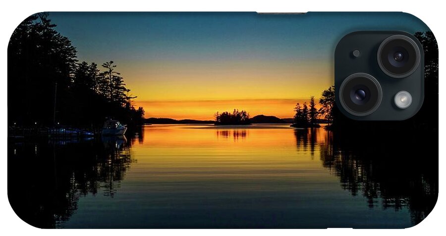  iPhone Case featuring the photograph Robert's Cove Sunset by John Gisis