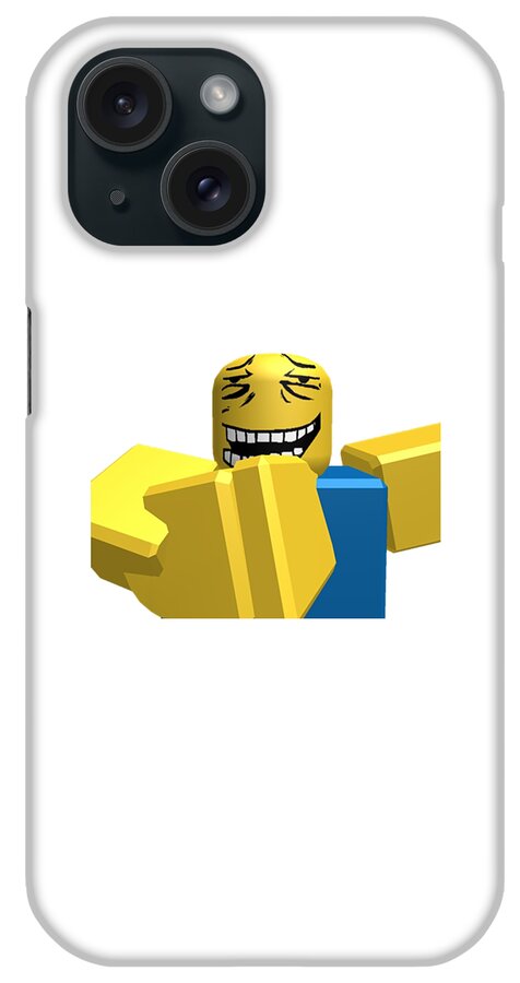 Roblox Noob Character iPhone Case by Vacy Poligree - Pixels