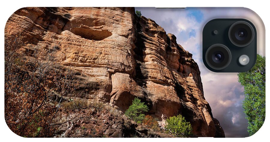 Gila Cave Dwellings iPhone Case featuring the photograph Rock Formation by Endre Balogh