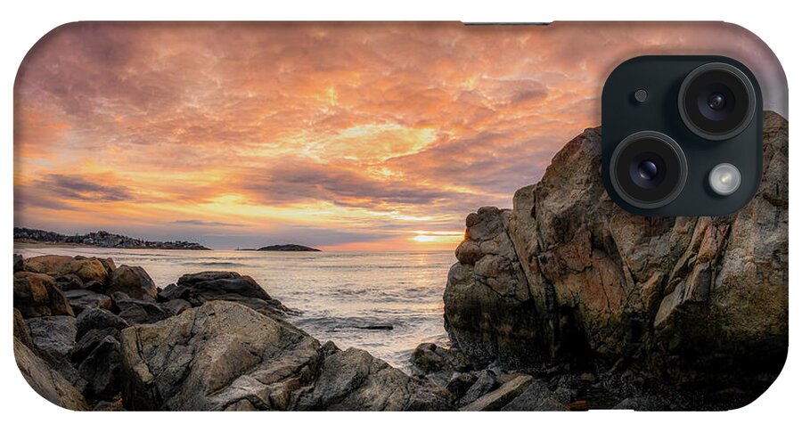 Good Harbor Beach iPhone Case featuring the photograph Rock View, Good Harbor by Michael Hubley