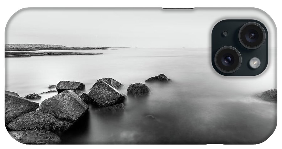 Rocks iPhone Case featuring the photograph Rocky Coastal Landscape And Smooth Water by Nicklas Gustafsson