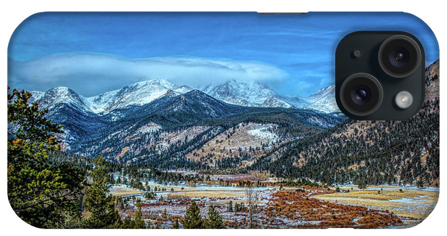 Rocky Mountain National Park iPhone Case featuring the photograph Rocky Mountain Winter Colors by Douglas Wielfaert