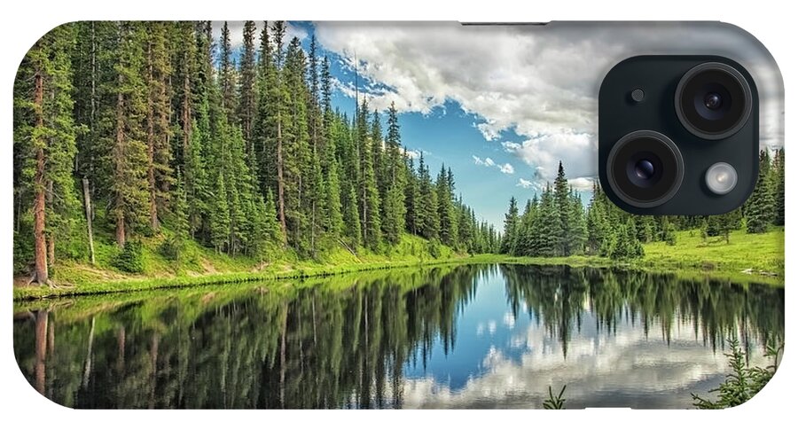 Nature iPhone Case featuring the photograph Rocky Mountains by Mango Art