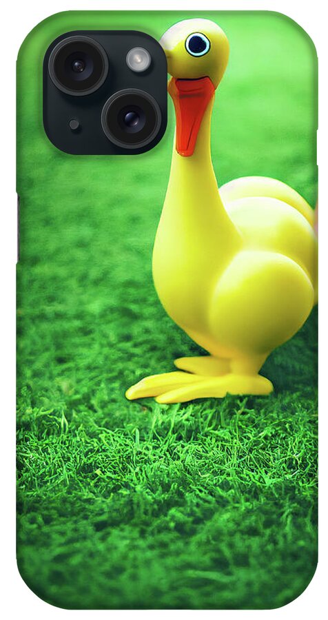 Rubber Chicken iPhone Case featuring the digital art Rubber Chicken 03 by Matthias Hauser
