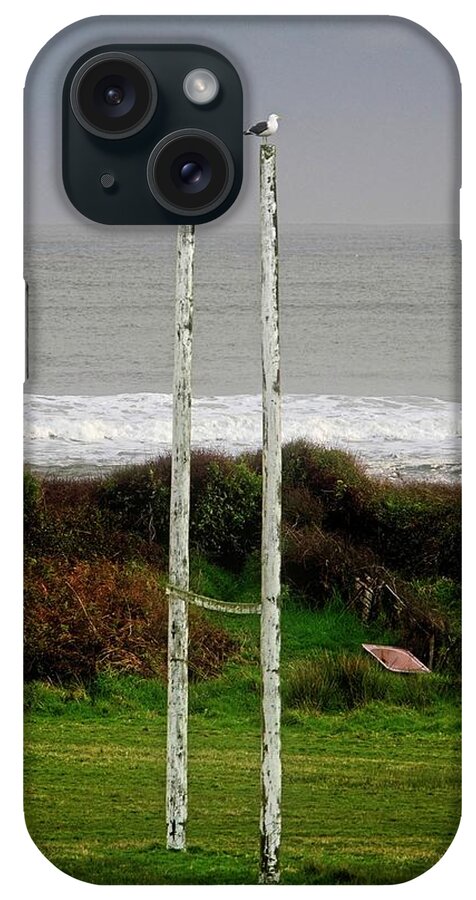 New Zealand iPhone Case featuring the photograph Rugby Goal - Hokitika - New Zealand by Steven Ralser