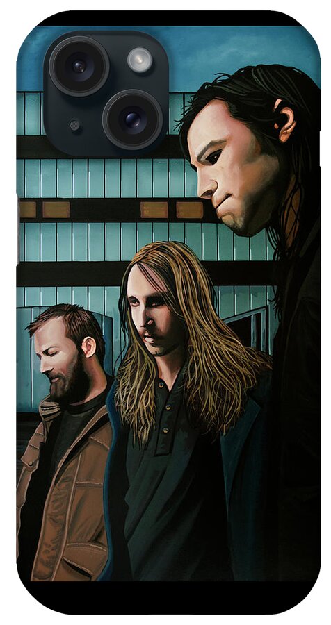 Russian Circles iPhone Case featuring the painting Russian Circles Painting by Paul Meijering