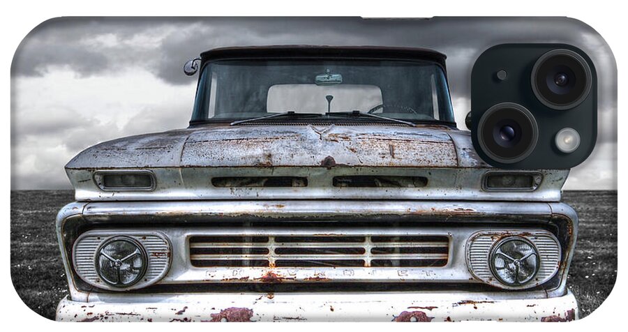 Chevrolet Truck iPhone Case featuring the photograph Rust And Proud - 62 Chevy Fleetside by Gill Billington