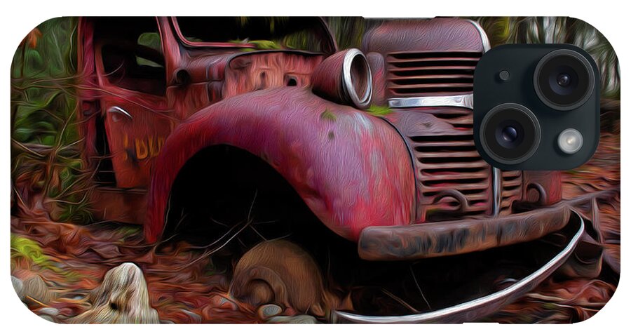 Relic Of The Past iPhone Case featuring the photograph Rust In Peace 1 by Bob Christopher