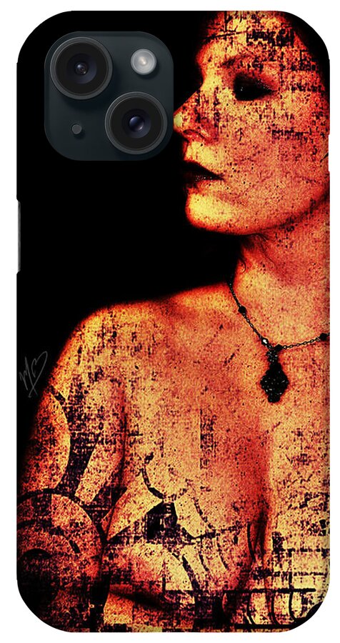 Demon iPhone Case featuring the digital art Ryli 2 by Mark Baranowski
