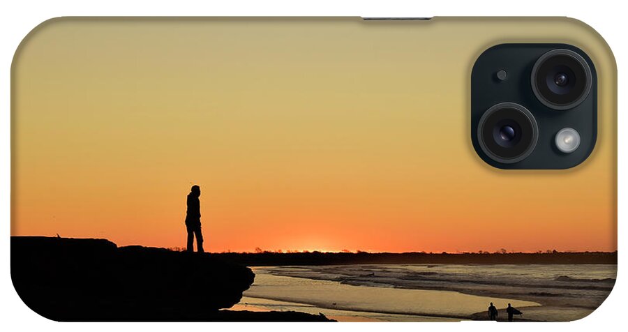 Sunrise iPhone Case featuring the photograph Sachuest Sunrise I by Nancy De Flon