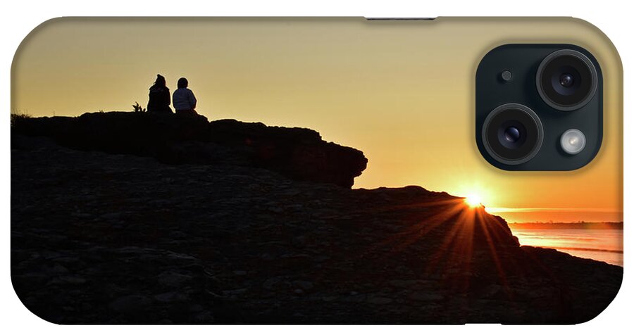 Sunrise iPhone Case featuring the photograph Sachuest Sunrise III by Nancy De Flon