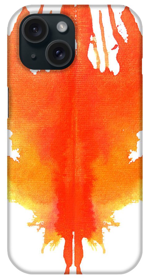 Abstract iPhone Case featuring the painting Sacral by Stephenie Zagorski
