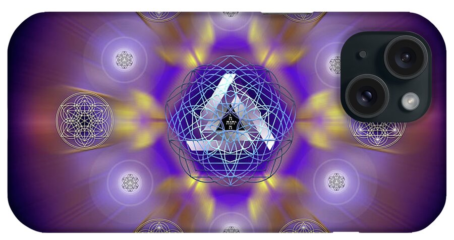 Endre iPhone Case featuring the photograph Sacred Geometry 795 by Endre Balogh