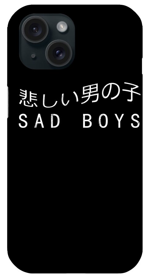 Goth Anime Boy Gothic Japanese Vaporware Aesthetic - Goth - Sticker