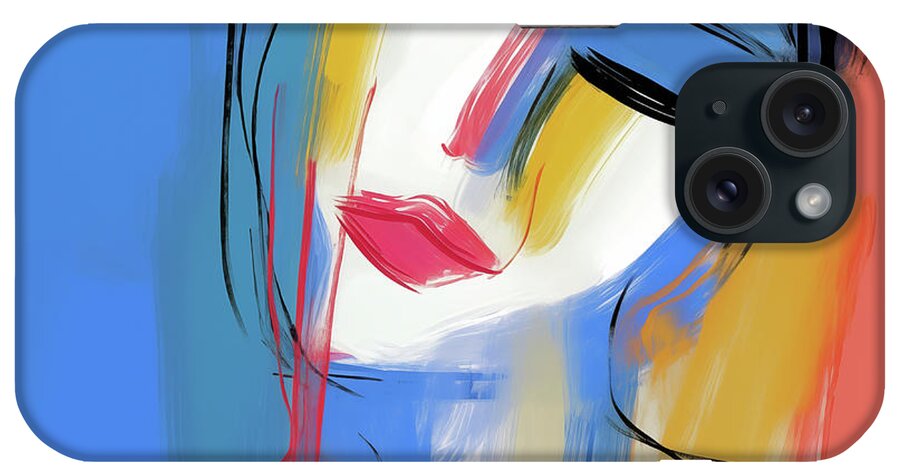 Pastel iPhone Case featuring the painting Sadness by Jacky Gerritsen
