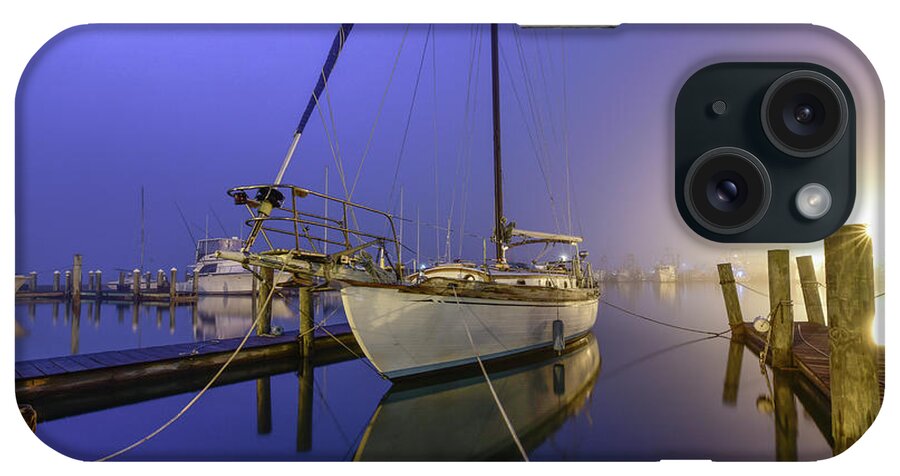 Sailboat iPhone Case featuring the photograph Sailboat Blues by Christopher Rice