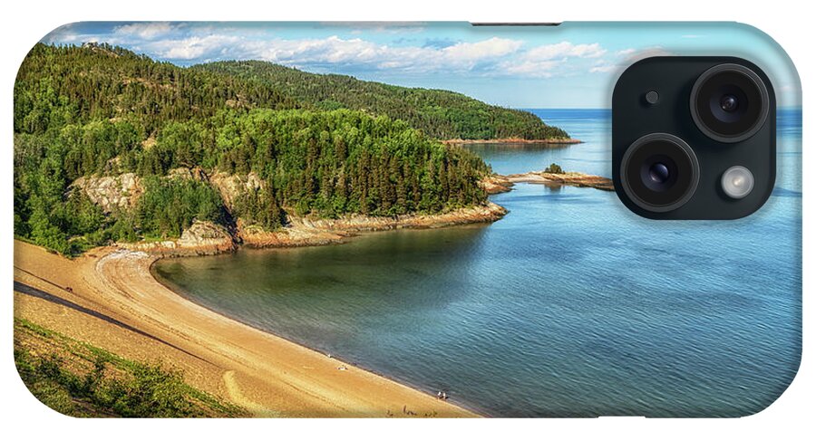 Saint Lawrence River iPhone Case featuring the photograph Saint Lawrence River Bank by Elvira Peretsman
