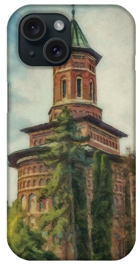 Iasi iPhone Case featuring the painting Saint Nicholas Princely Church by Jeffrey Kolker
