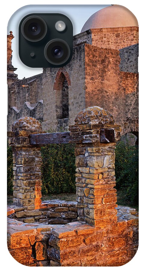 Mission San Jose iPhone Case featuring the photograph San Jose Well by Tom Daniel
