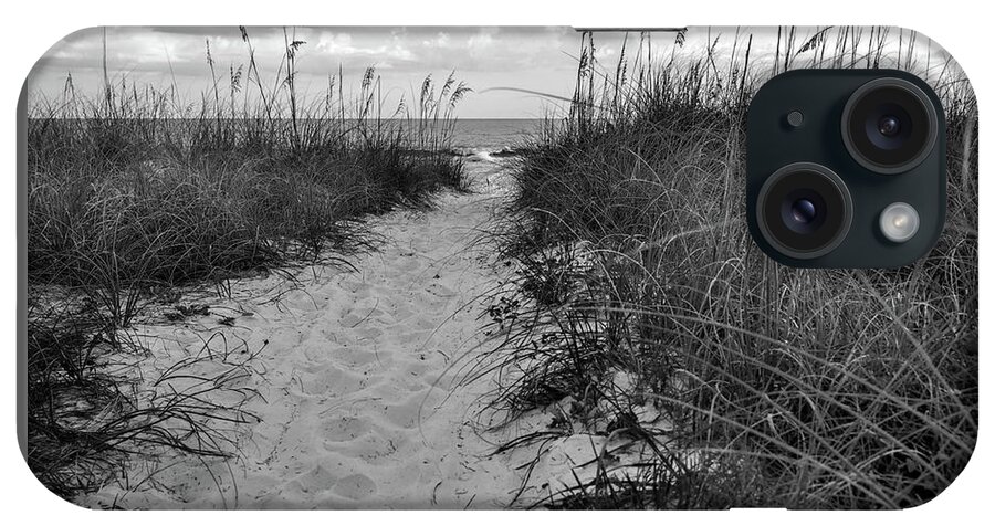 Beach iPhone Case featuring the photograph Sand and Sea Oats - Headed for the Beach by James C Richardson