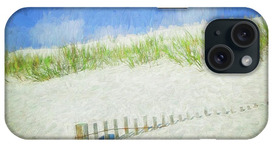 Sand Dunes St. Augustine Florida iPhone Case featuring the photograph Sand Dunes St Augustine Florida X106 by Rich Franco