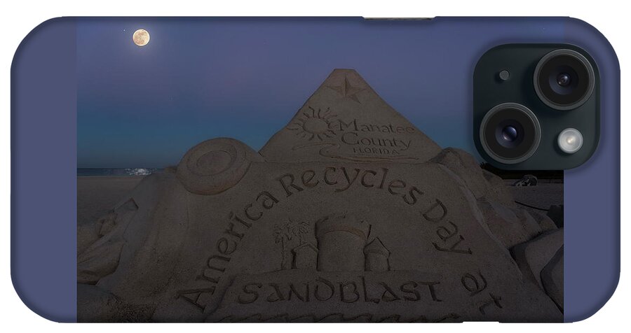 Anna Maria Islans iPhone Case featuring the photograph Sand Sculpture by ARTtography by David Bruce Kawchak