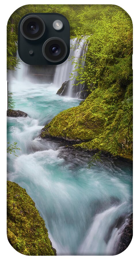 Waterfalls iPhone Case featuring the photograph Sapphire Drops by Darren White