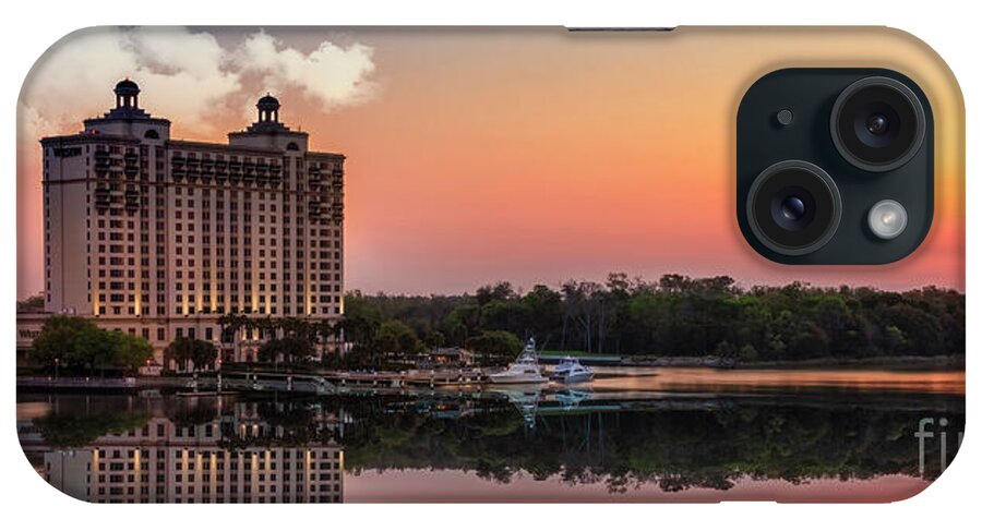 Savannah iPhone Case featuring the photograph Savannah River Sunrise Panorama by Shelia Hunt