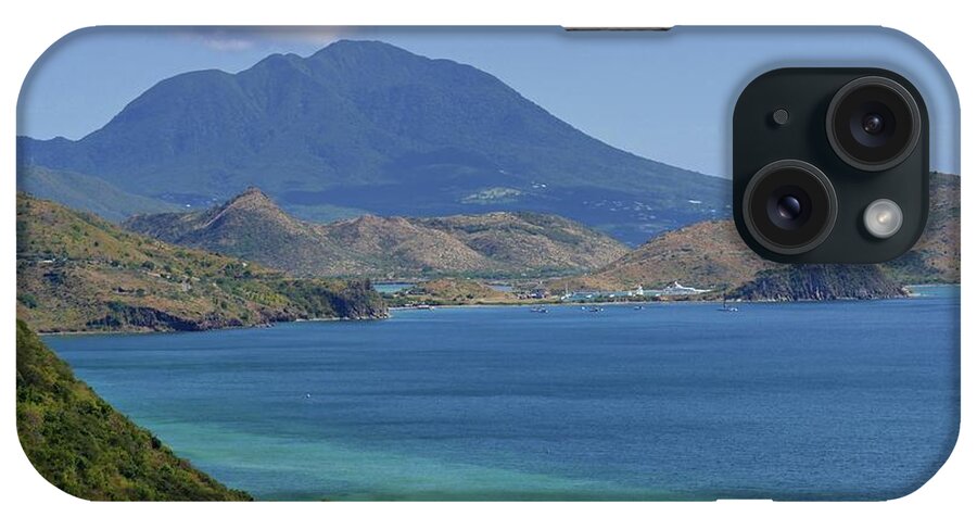 Blue iPhone Case featuring the photograph Scenic Frigate Bay, St Kitts by On da Raks