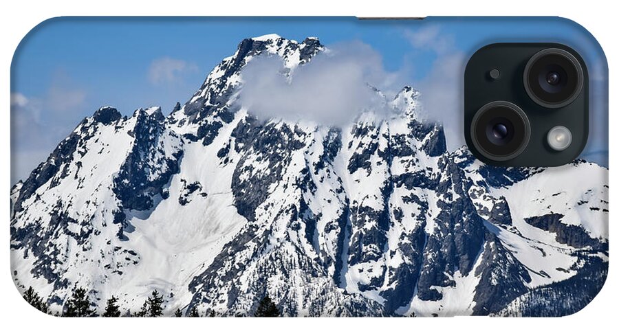 Wyoming Images iPhone Case featuring the photograph Scenic Grand Teton 20180520-166 by Rowan Lyford