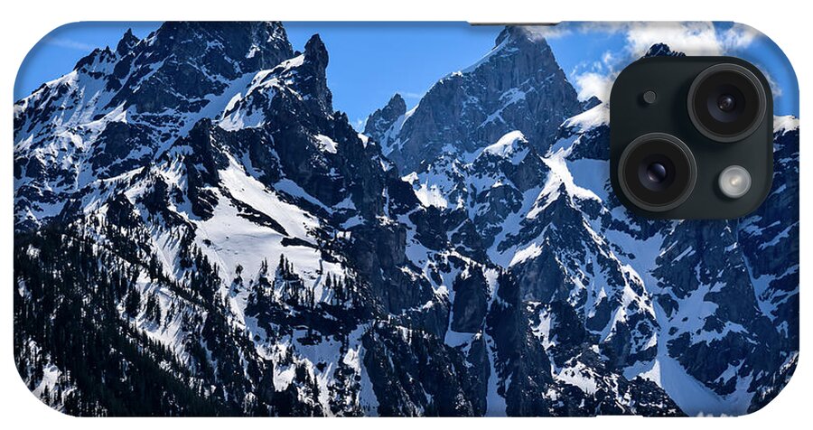Wyoming Images iPhone Case featuring the photograph Scenic Grand Teton Photography 20180520-171 by Rowan Lyford