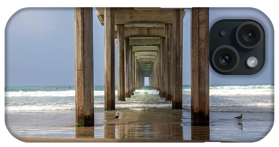 Scripps iPhone Case featuring the photograph Scripps Pier by Alison Frank