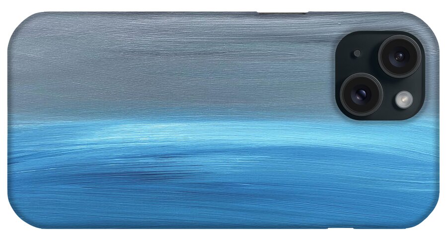 Sea iPhone Case featuring the painting Sea 4 by David Feder