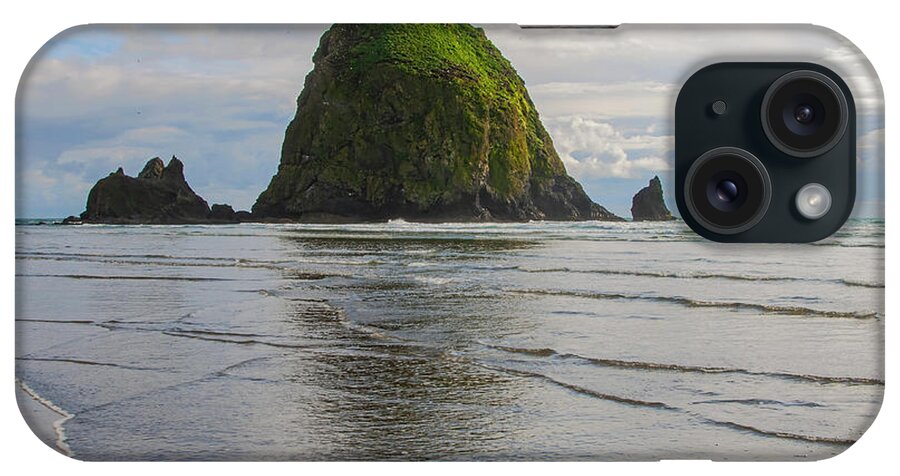 Cannon Beach iPhone Case featuring the photograph Sea Stacks by Bob Phillips