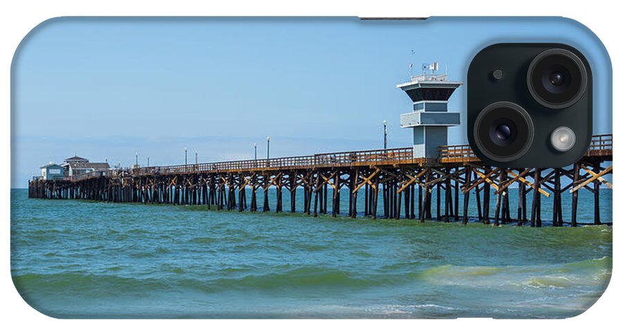 2015 iPhone Case featuring the photograph Seal Beach Pier California Picture by Paul Velgos
