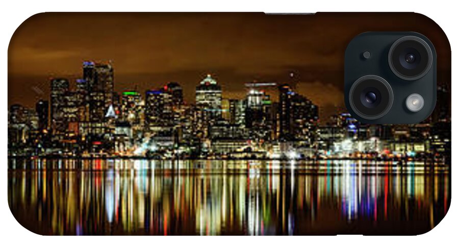 Seattle iPhone Case featuring the photograph Seattle Panorama by Eddie Yerkish