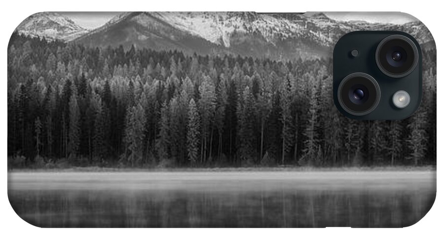 Seeley Lake iPhone Case featuring the photograph Seeley Lake December Panorama by Matt Hammerstein