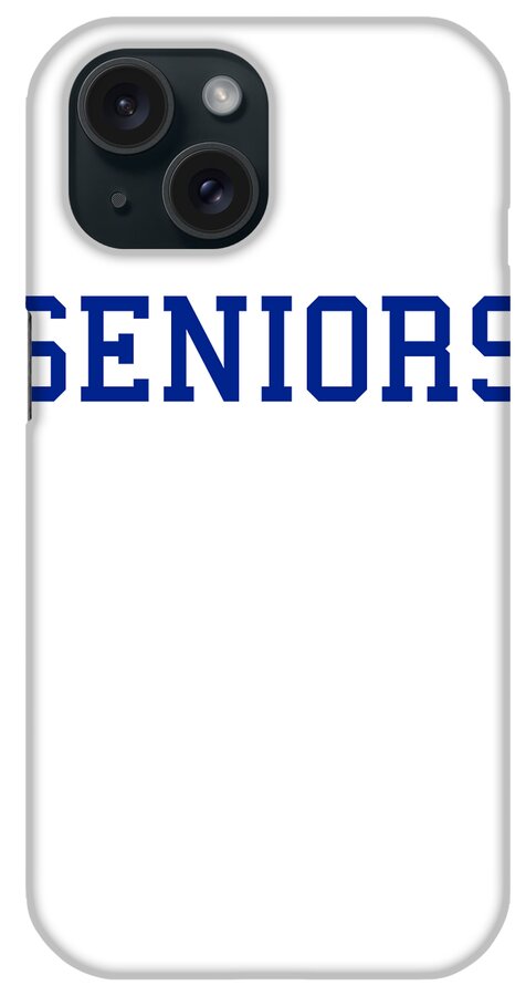 Funny iPhone Case featuring the digital art Seniors by Flippin Sweet Gear