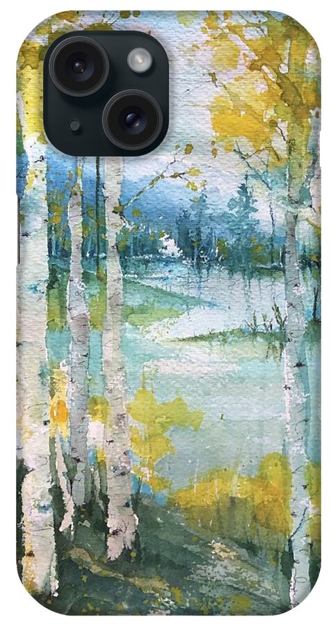 September iPhone Case featuring the painting September Joy by Robin Miller-Bookhout
