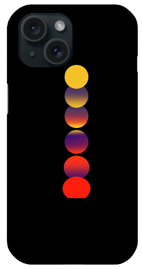 Sun iPhone Case featuring the painting Setting Sun by David Arrigoni