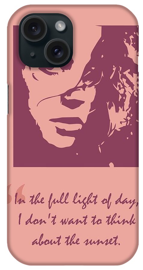 Legend iPhone Case featuring the digital art Shakira Quote by Ahmad Nusyirwan