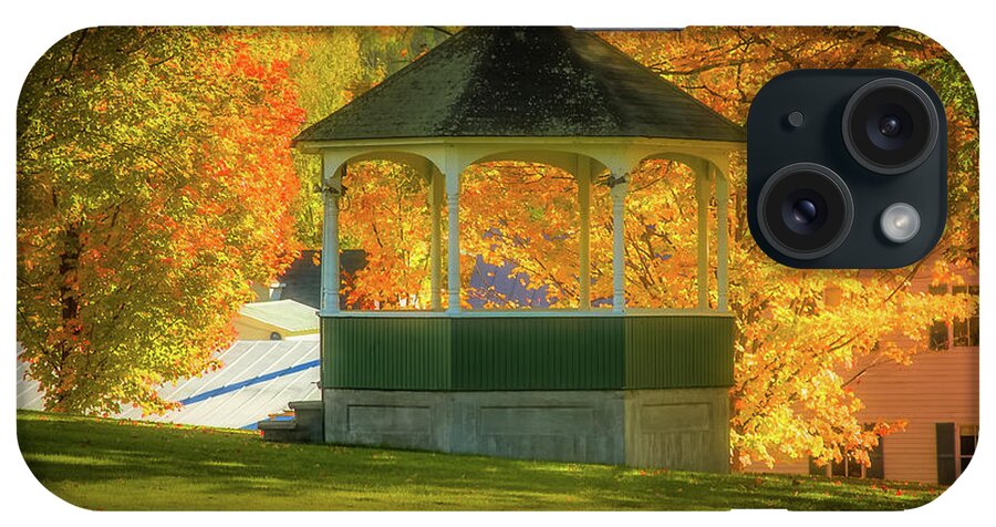 Sharon Vermont iPhone Case featuring the photograph Sharon Vermont bandstand by Jeff Folger