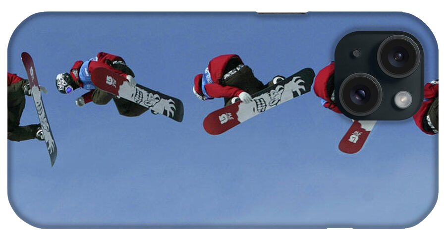 Shaun White iPhone Case featuring the photograph Shaun White Multiple Exposure by Rick Wilking